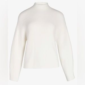 Express Cozy Mock Neck Sweater - Ivory - Size S